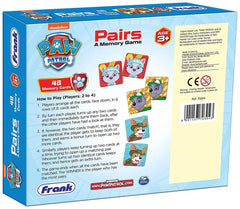 Frank Paw Patrol - Pairs A Memory Game for 3 Years and Above