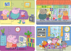 Frank Peppa Pig - 4 In 1 Puzzle