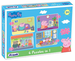 Frank Peppa Pig - 4 In 1 Puzzle