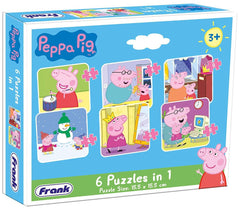 Frank Peppa Pig - 3 In 1 Puzzle For 4 Year Old Kids And Above