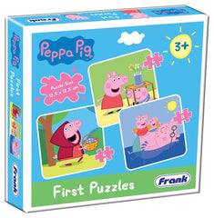Frank Peppa Pig First 3-in1 Puzzles, (4,6,8 pieces)