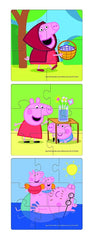 Frank Peppa Pig First 3-in1 Puzzles, (4,6,8 pieces)