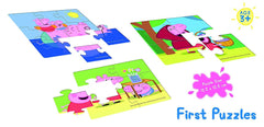 Frank Peppa Pig First 3-in1 Puzzles, (4,6,8 pieces)