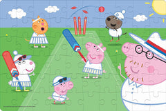 Frank Peppa Pig: Lets Go Play Cricket Puzzle For 5 Year Old Kids And Above