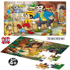 Frank Pinocchio And The Jungle Book Puzzle (48 Pieces)