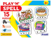Frank Play ‘n' Spell Puzzle – 15 Self-Correcting Puzzles for Ages 3 & Above