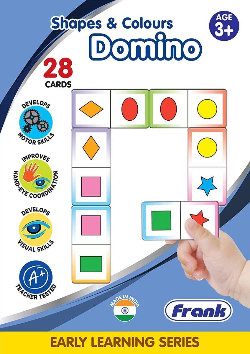 Frank Shapes & Colours Domino Game – 28 Cards for Ages 3 & Above