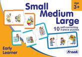 Frank Small Medium Large - Early Learner 10 Self-correcting 3-Piece Puzzles