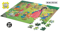 Frank Snow White & The Seven Dwarfs 108 Pieces Jigsaw Puzzle for 6 Year Old Kids and Above
