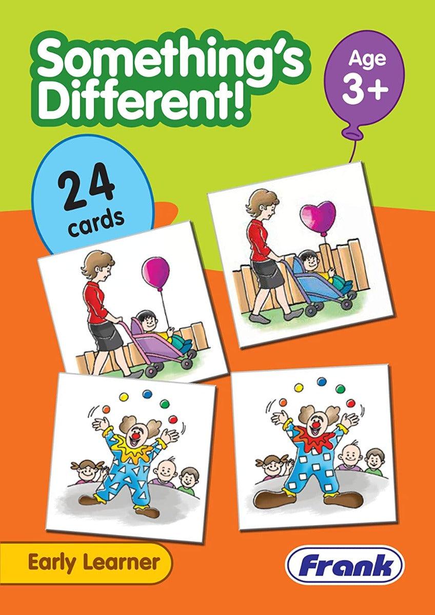 Frank Something's Different Game – 24 Picture Cards, 12 Sets, Early Learner Educational Game, Find The Difference Game