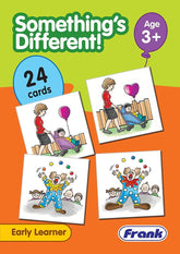 Frank Something's Different Game – 24 Picture Cards, 12 Sets, Early Learner Educational Game, Find The Difference Game