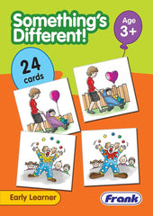 Frank Something's Different Game – 24 Picture Cards, 12 Sets, Early Learner Educational Game, Find The Difference Game