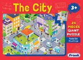 Frank The City 24 Pieces Giant Floor Puzzle for 3 Year Old Kids and Above