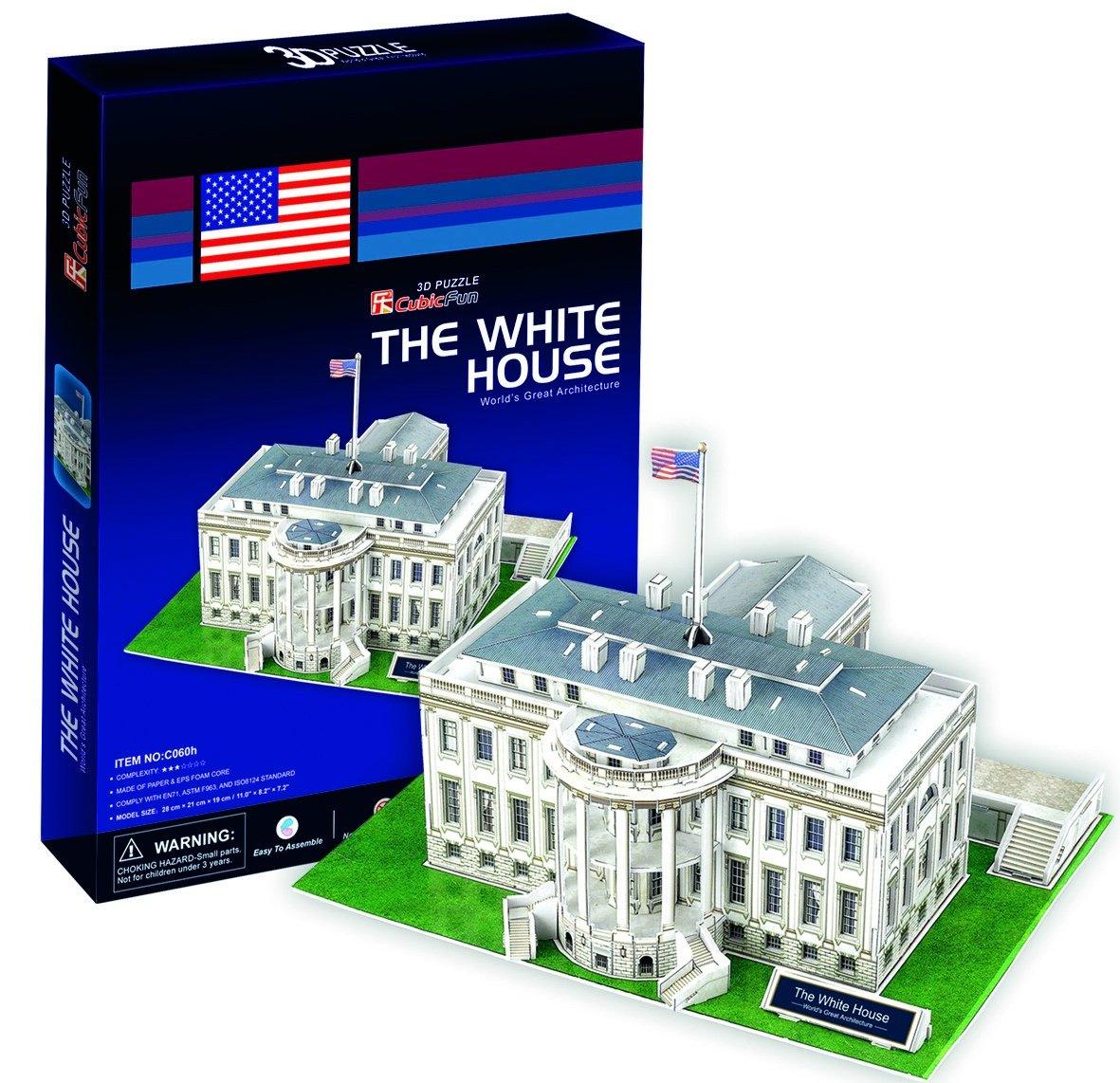 Frank The White House 3D Puzzle