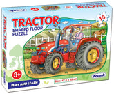 Frank Tractor Shaped Floor Puzzle - 15 Pieces