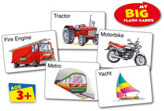 Frank Transport - My Big Flash Cards for 3 Year Old Kids & Above