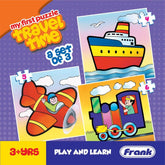 Frank Travel Time Puzzle for 3 Year Old Kids And Above
