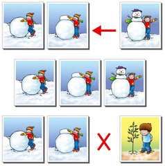 Frank What Comes Next Game – 30 Picture Cards, 10 Sets, Early Learner Matching Picture Card Game with Images