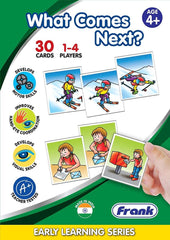 Frank What Comes Next Game – 30 Picture Cards, 10 Sets, Early Learner Matching Picture Card Game with Images