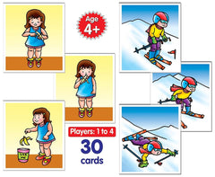 Frank What Comes Next Game – 30 Picture Cards, 10 Sets, Early Learner Matching Picture Card Game with Images