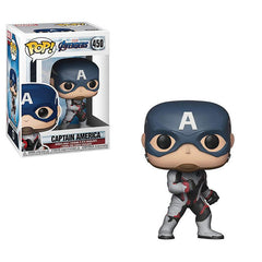 Funko Pop! Avengers End Game - Captain America in Team Suit Pop Bobblehead Figure