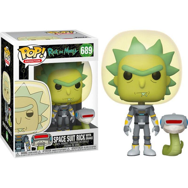 Funko Pop Animation: Rick And Morty - Space Suit Rick W/ Snake Vinyl Figure