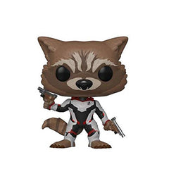Funko POP! Avengers End Game Rocket Racoon in Team Suit Pop Bobblehead Figure
