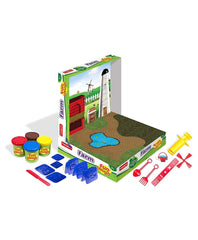 Funskool Fundough Farm Set Mould & Clay Kit for Ages 3-12 Years