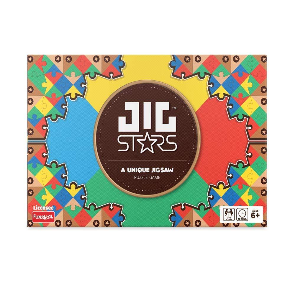 Funskool Games - Jigstar, A Fun Filled Unique Jigsaw Puzzle Family Game for 6 Years Old & Above