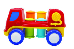 Funskool Giggles Peg Basher Fire Engine with Light & Sound for Ages 1-6 Years