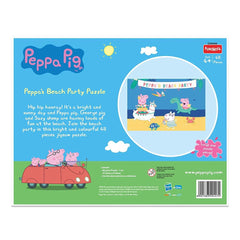 Funskool Peppa Pig - Peppa's Beach Party 48 Pieces Puzzle for 4 Years Old And Above