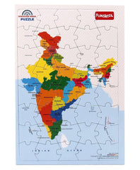 Funskool Play & Learn-Discover India Educational Puzzle for 5 Year Old Kids and Above