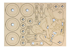 Funvention 3D Coloring Model - Bike - DIY Puzzle Toy Pen Stand Utility