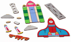 Funvention 3D Coloring Model - Space Shuttle - DIY Puzzle Toy Pen Stand Utility