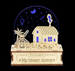 Funvention 3D Holographic Lamp - My Dream Home - STEM Learning Kit