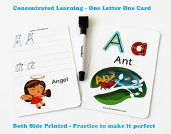 Funvention ABC Alphabets - Write and Wipe Activity Educational Game for 3-6 Years Kids