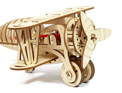 Funvention Bi-Plane - DIY Mechanical Model - Build your own Biplane model