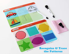 Funvention Pen Control - Write and Wipe Activity Educational Game for 3-6 Years Kids