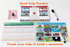 Funvention Road Trip - Write and Wipe Activity Observational & Educational Game for 3-6 Years Kids