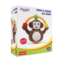 Funskool Giggles Push and Crawl Monkey