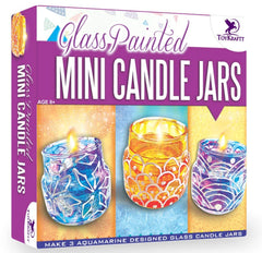 ToyKraft Glass Painted Mini Candle Art and Craft Activity Kit