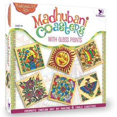ToyKraft Glass Painting Madhubani Kit Art & Craft Activity Kit