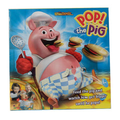 Goliath Games Pop The Pig Game — New and Improved — Belly-Busting Fun as You Feed Him Burgers and Watch His Belly Grow