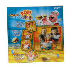 Goliath Games Pop The Pig Game — New and Improved — Belly-Busting Fun as You Feed Him Burgers and Watch His Belly Grow