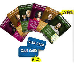 Skillmatics - Famous Personalities - Guess in 10 (Ages 8-99) | Card Game of Smart Questions | General Knowledge for Families | Gifts for Boys and Girls