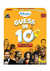 Skillmatics - Famous Personalities - Guess in 10 (Ages 8-99) | Card Game of Smart Questions | General Knowledge for Families | Gifts for Boys and Girls