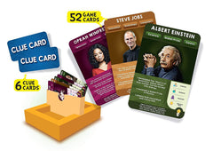 Skillmatics - Famous Personalities - Guess in 10 (Ages 8-99) | Card Game of Smart Questions | General Knowledge for Families | Gifts for Boys and Girls