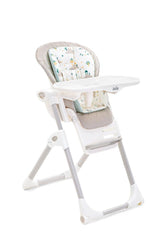 Joie Mimzy 2 in 1 High Chair Little World - Portable Booster Seat For Ages 0-3 Years