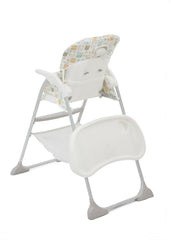 Joie Mimzy Snacker High Chair Beary Happy - Portable Booster Seat For Ages 0-3 Years