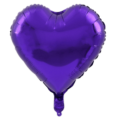 PartyCorp Purple Stars, Heart and Pink White Confetti Balloon Bouquet, Decoration Set for Birthday, Anniversary, Baby, Bridal Shower, DIY Pack of 8